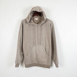 Evan Kinori x Lady White Co. Hoodie Sweatshirt tan gray size 38